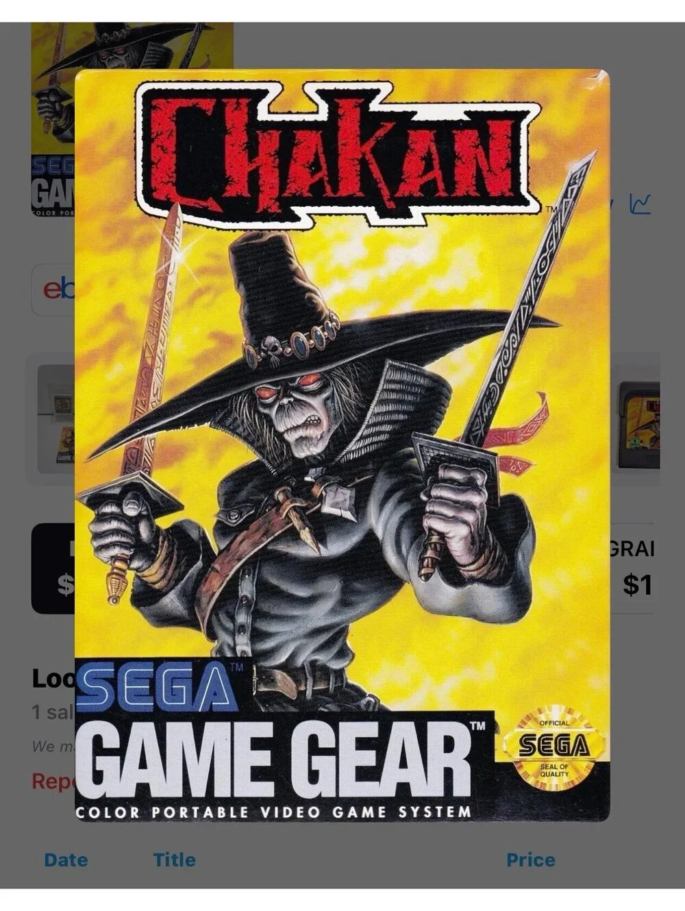 Chakan for Sega Game Gear